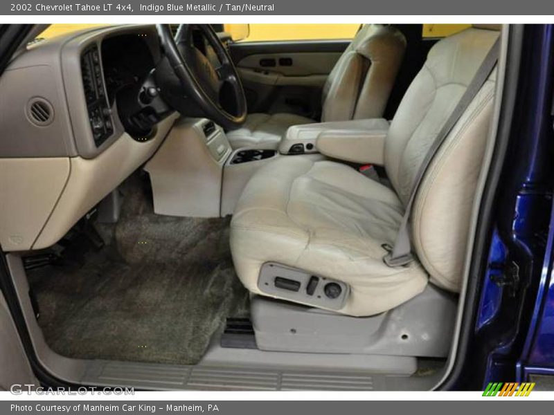 Indigo Blue Metallic / Tan/Neutral 2002 Chevrolet Tahoe LT 4x4