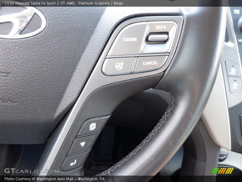  2015 Santa Fe Sport 2.0T AWD Steering Wheel