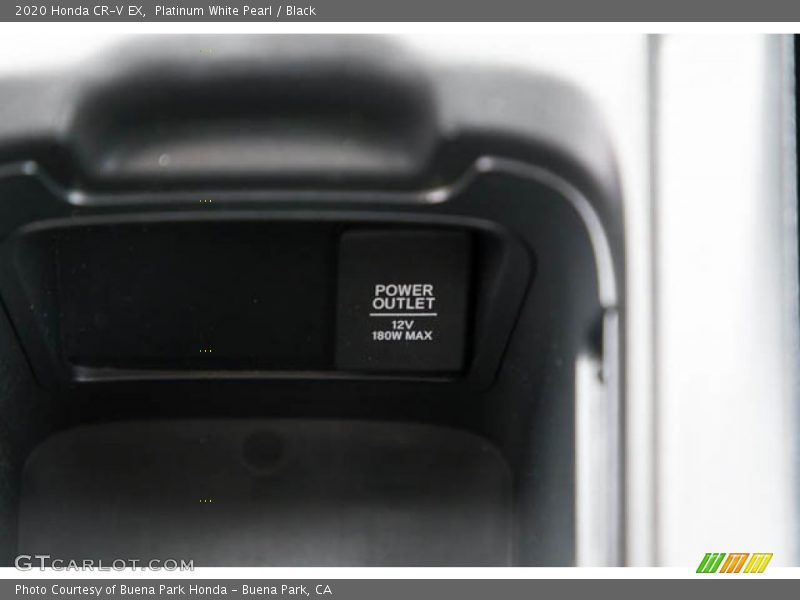 Platinum White Pearl / Black 2020 Honda CR-V EX