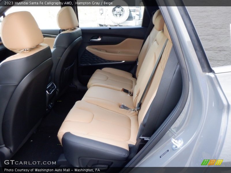 Rear Seat of 2023 Santa Fe Calligraphy AWD