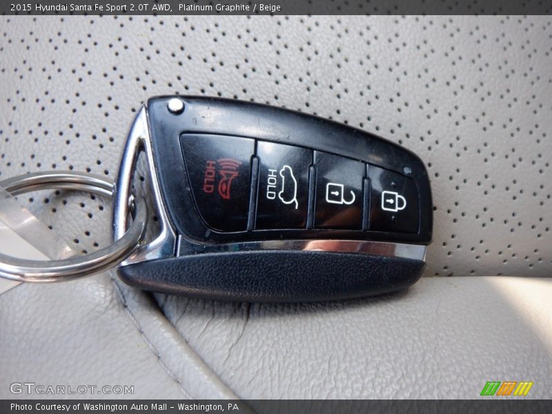 Keys of 2015 Santa Fe Sport 2.0T AWD