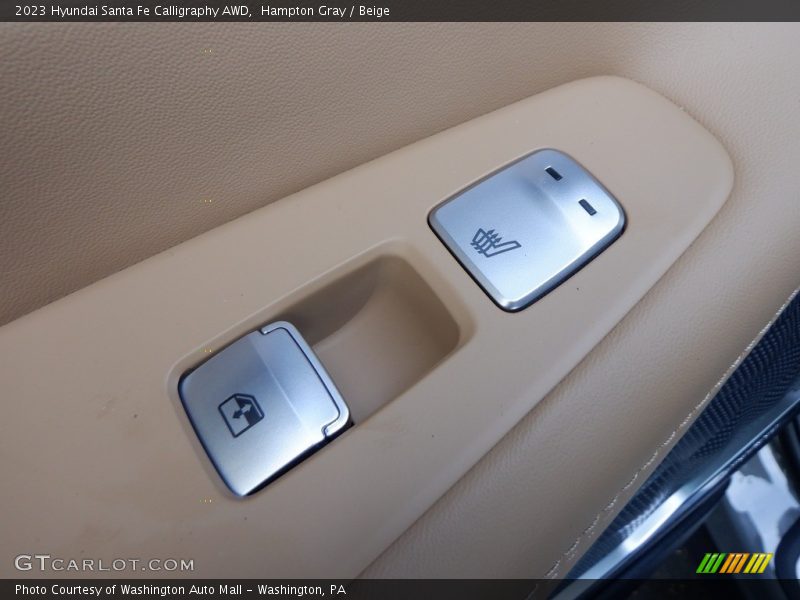 Controls of 2023 Santa Fe Calligraphy AWD