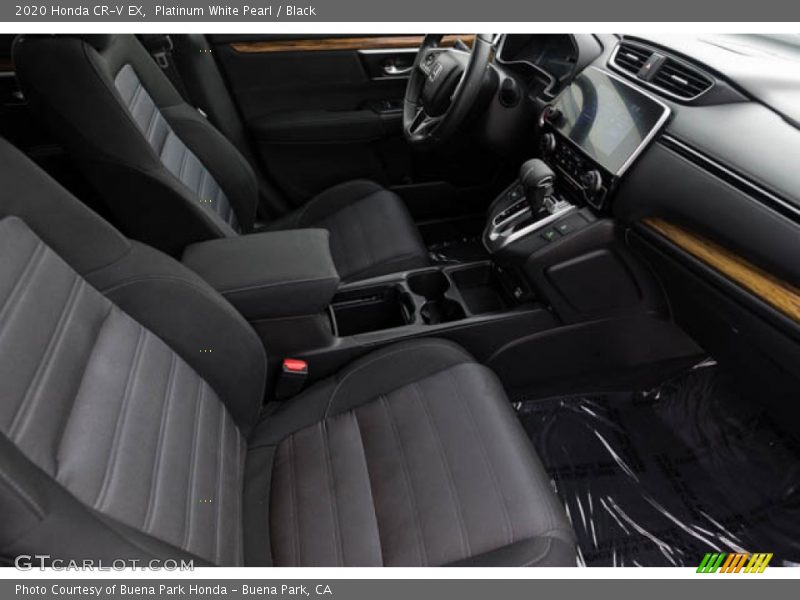 Platinum White Pearl / Black 2020 Honda CR-V EX