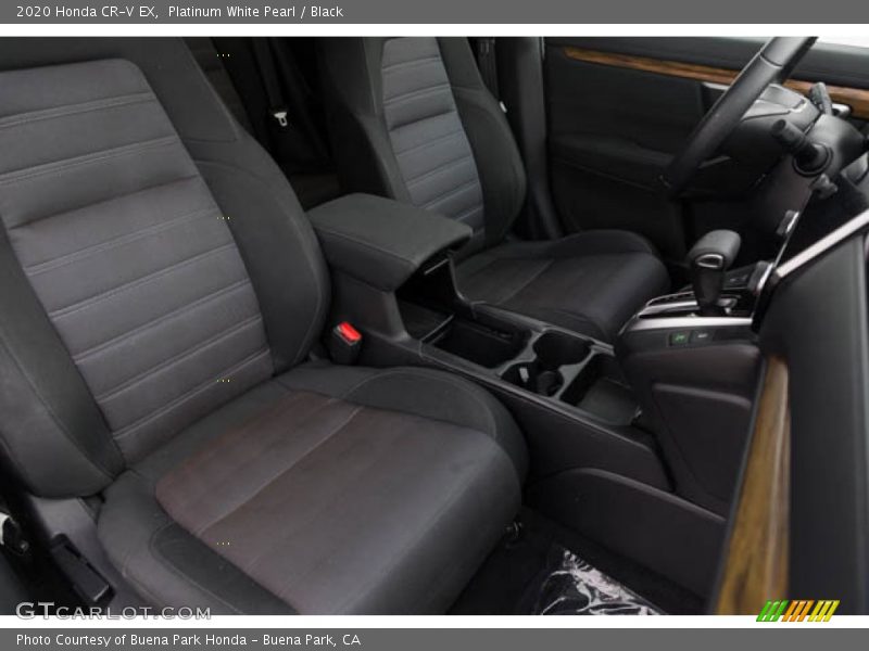 Platinum White Pearl / Black 2020 Honda CR-V EX