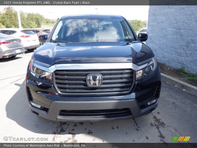 Crystal Black Pearl / Black 2023 Honda Ridgeline RTL AWD