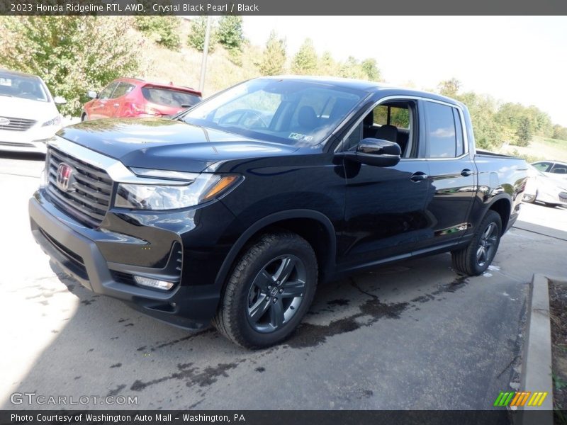 Crystal Black Pearl / Black 2023 Honda Ridgeline RTL AWD