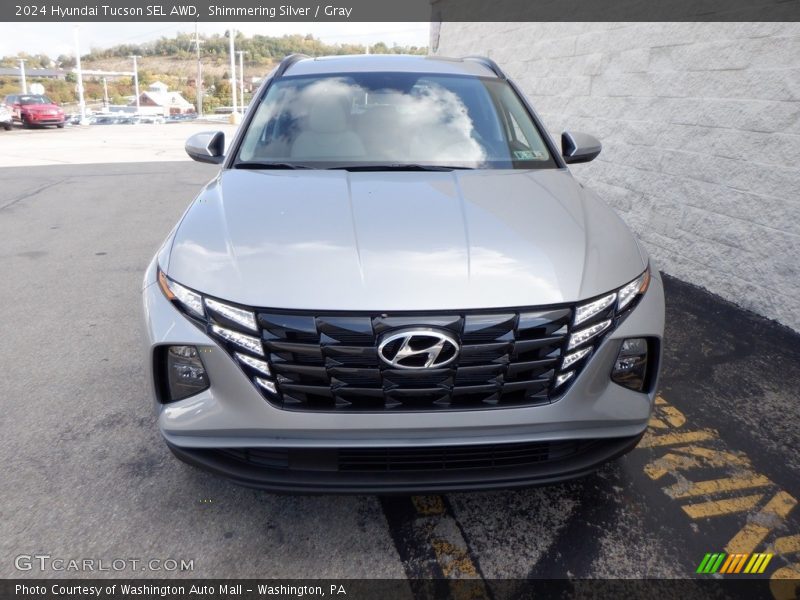 Shimmering Silver / Gray 2024 Hyundai Tucson SEL AWD