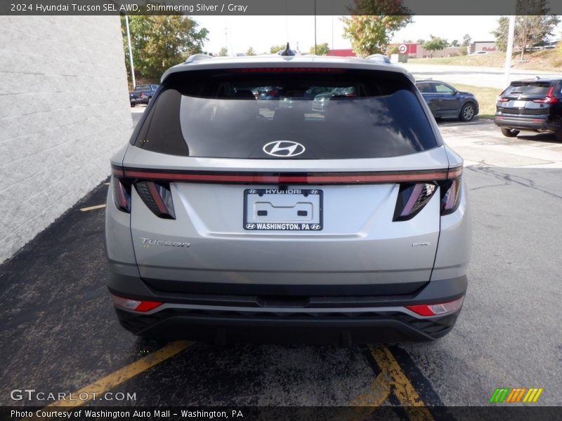 Shimmering Silver / Gray 2024 Hyundai Tucson SEL AWD