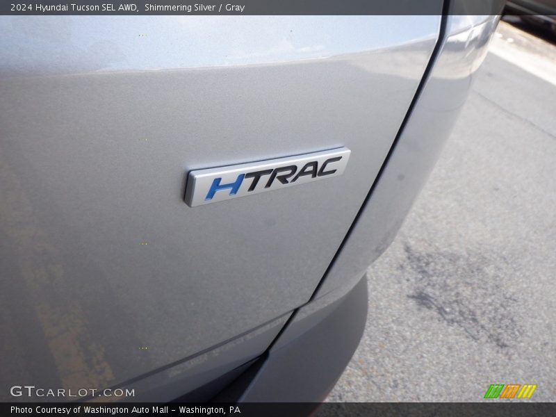 Shimmering Silver / Gray 2024 Hyundai Tucson SEL AWD