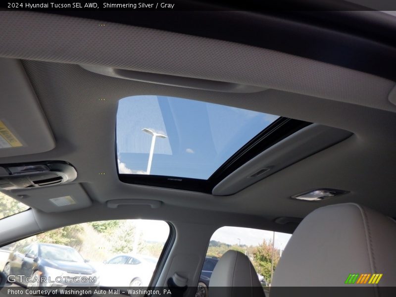 Shimmering Silver / Gray 2024 Hyundai Tucson SEL AWD