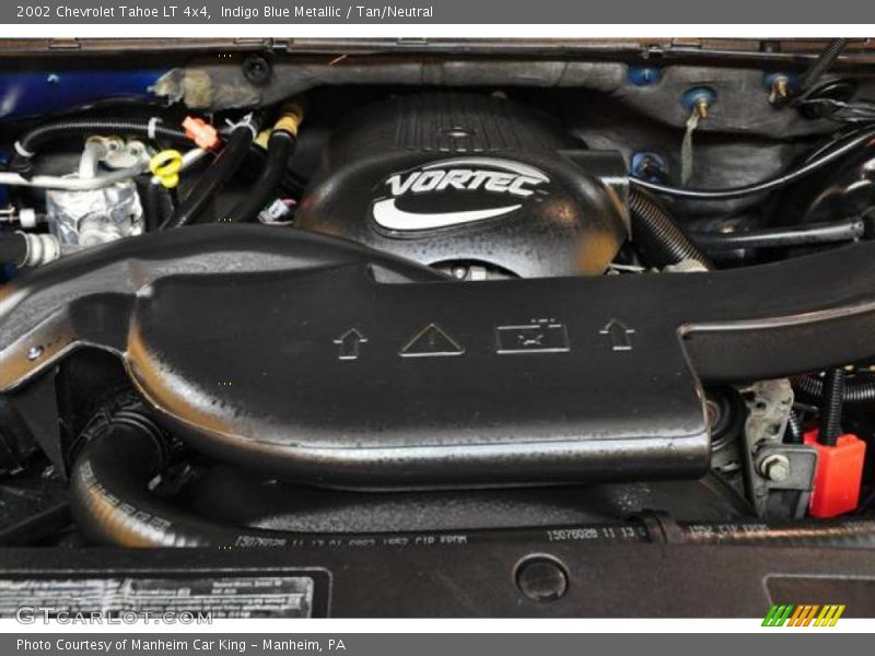 Indigo Blue Metallic / Tan/Neutral 2002 Chevrolet Tahoe LT 4x4