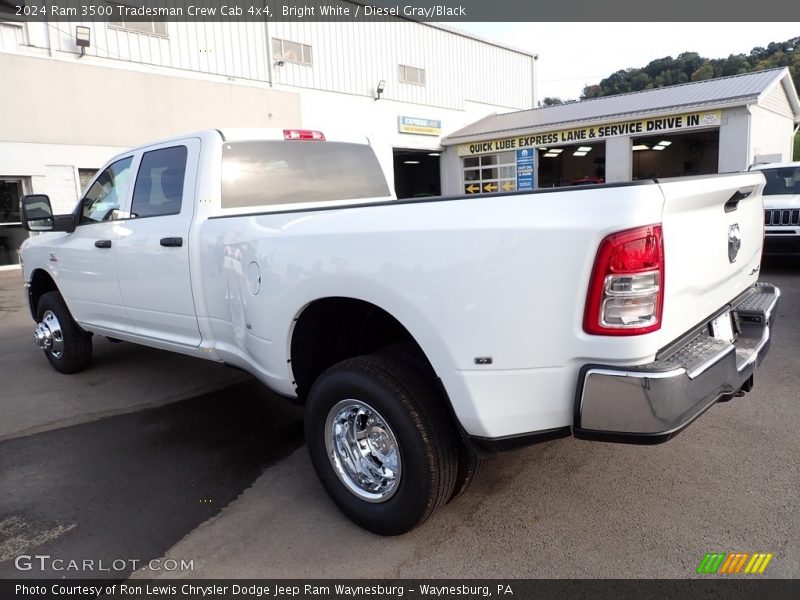 Bright White / Diesel Gray/Black 2024 Ram 3500 Tradesman Crew Cab 4x4