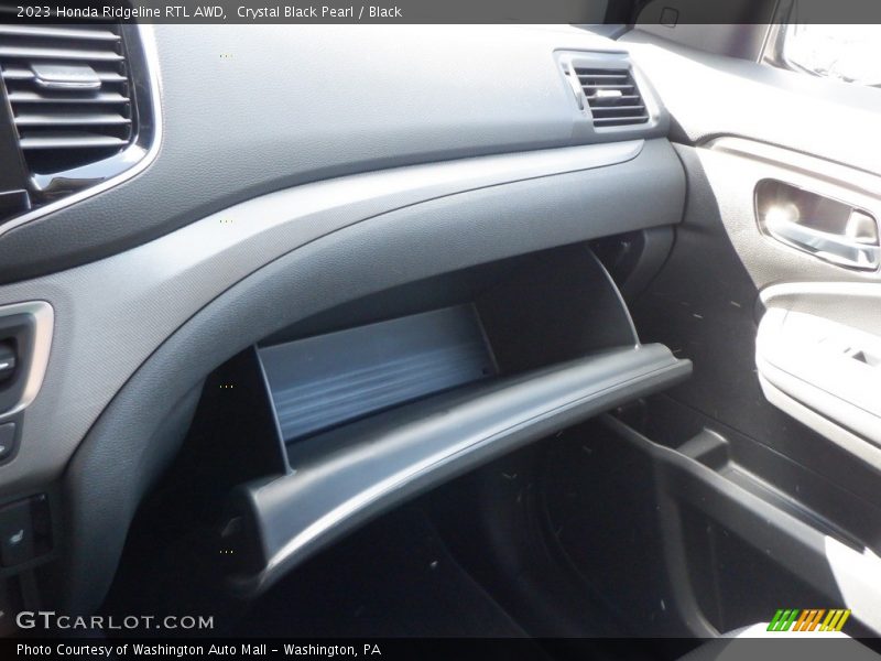 Crystal Black Pearl / Black 2023 Honda Ridgeline RTL AWD