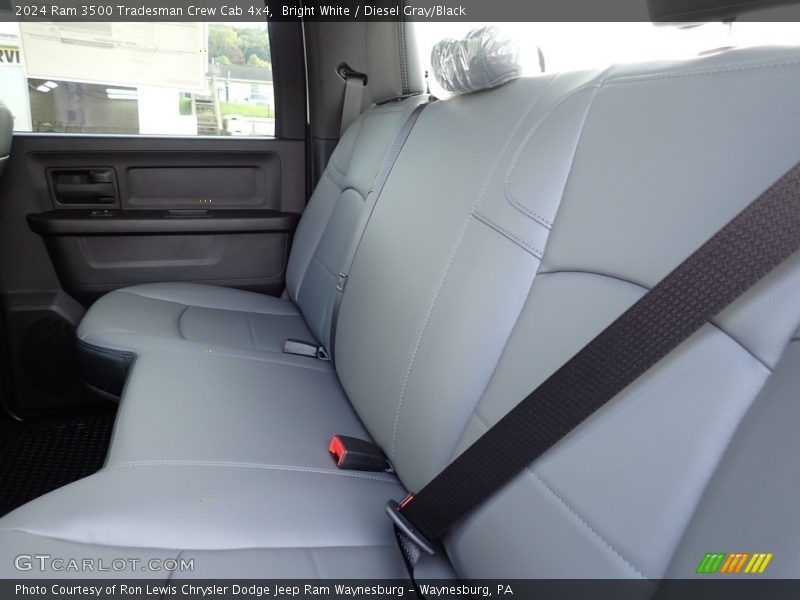 Bright White / Diesel Gray/Black 2024 Ram 3500 Tradesman Crew Cab 4x4