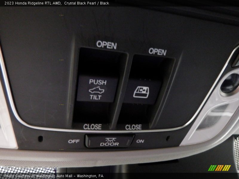 Crystal Black Pearl / Black 2023 Honda Ridgeline RTL AWD