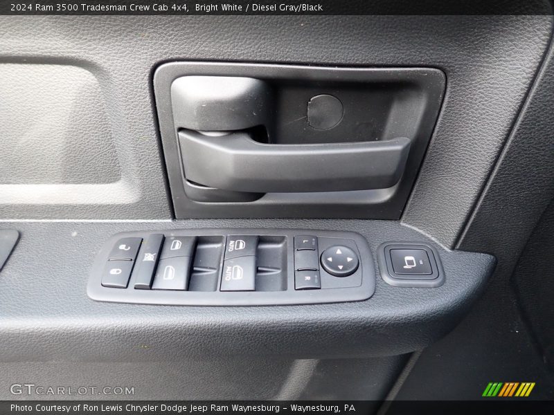 Bright White / Diesel Gray/Black 2024 Ram 3500 Tradesman Crew Cab 4x4