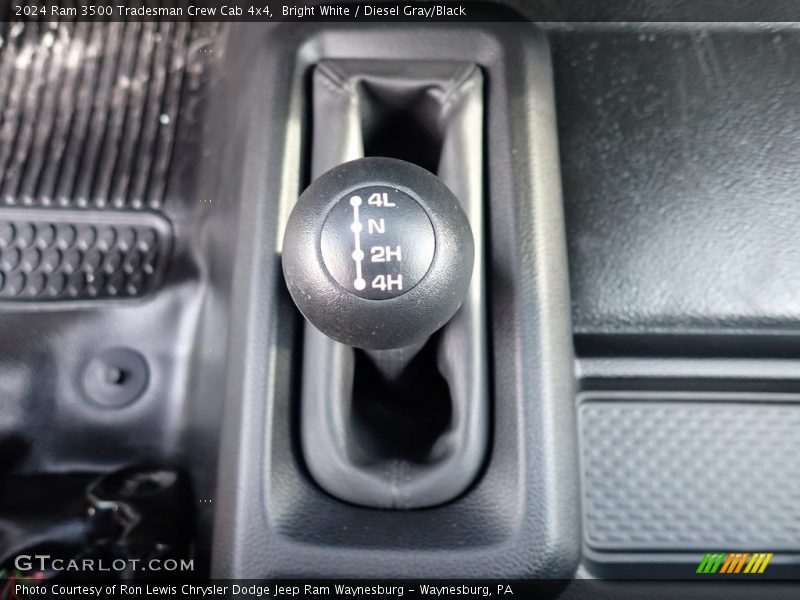 Bright White / Diesel Gray/Black 2024 Ram 3500 Tradesman Crew Cab 4x4