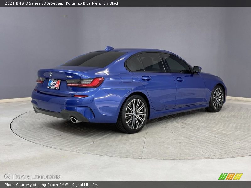 Portimao Blue Metallic / Black 2021 BMW 3 Series 330i Sedan