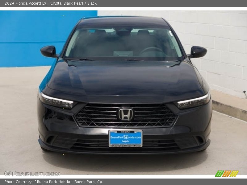 Crystal Black Pearl / Black 2024 Honda Accord LX