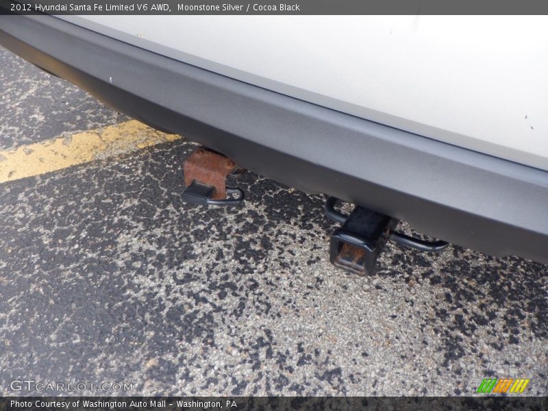Moonstone Silver / Cocoa Black 2012 Hyundai Santa Fe Limited V6 AWD