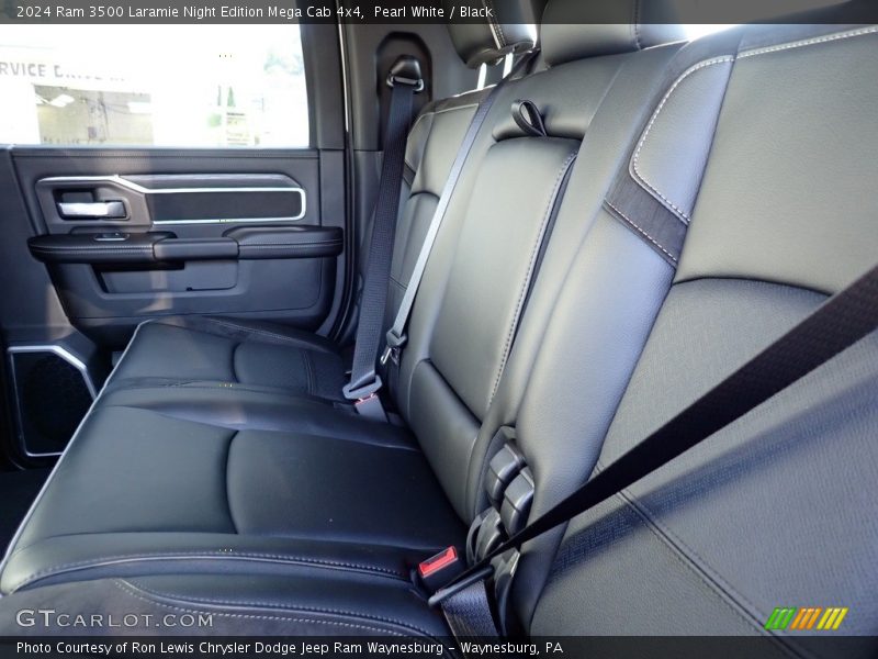 Rear Seat of 2024 3500 Laramie Night Edition Mega Cab 4x4