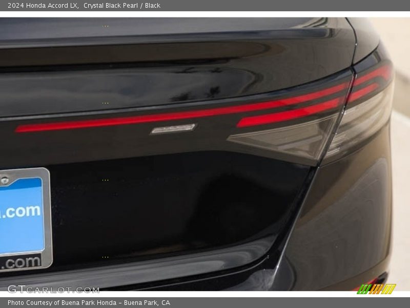 Crystal Black Pearl / Black 2024 Honda Accord LX