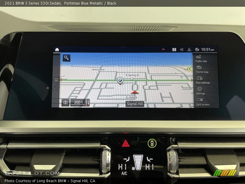 Navigation of 2021 3 Series 330i Sedan