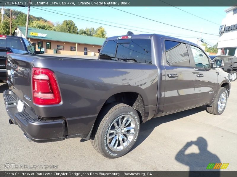 Granite Crystal Metallic / Black 2024 Ram 1500 Laramie Crew Cab 4x4