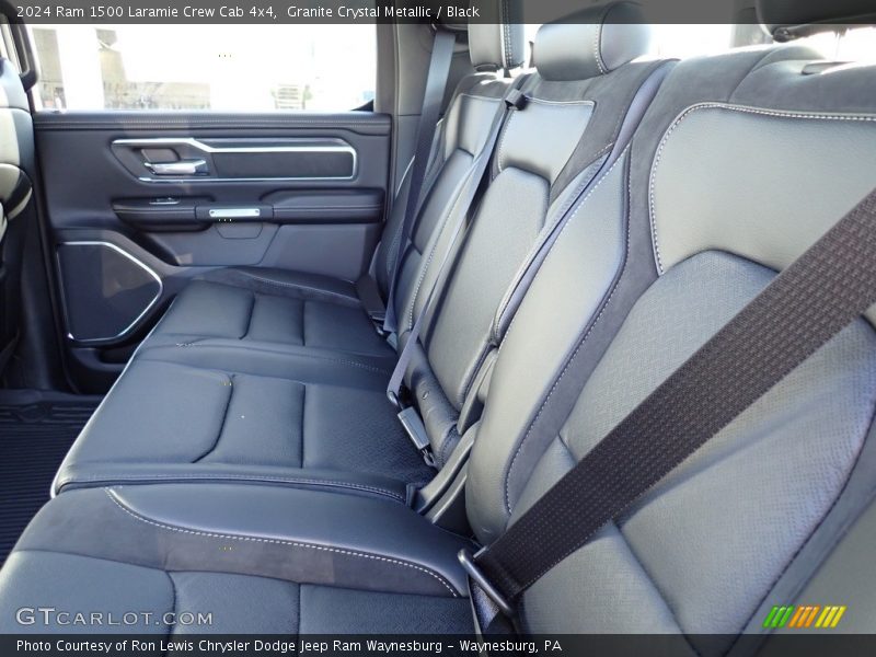 Rear Seat of 2024 1500 Laramie Crew Cab 4x4