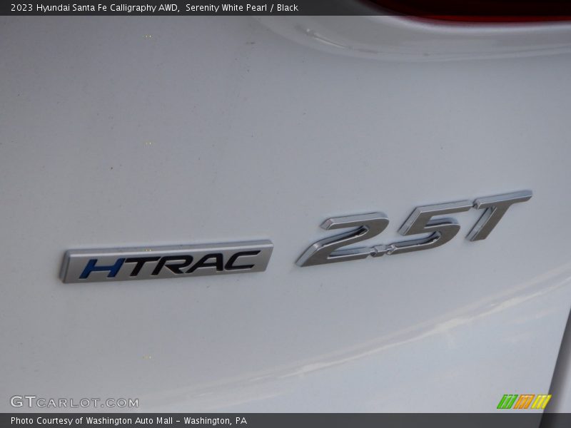 Serenity White Pearl / Black 2023 Hyundai Santa Fe Calligraphy AWD