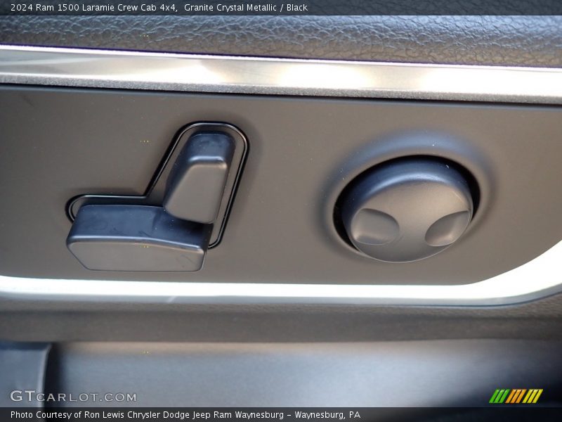 Granite Crystal Metallic / Black 2024 Ram 1500 Laramie Crew Cab 4x4