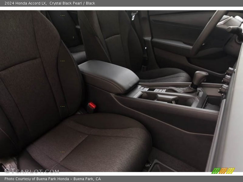 Crystal Black Pearl / Black 2024 Honda Accord LX