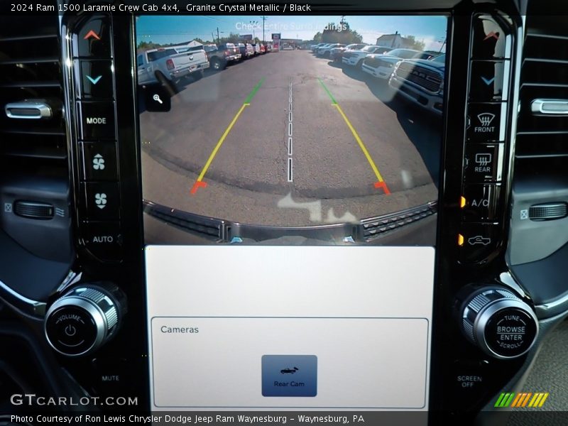 Granite Crystal Metallic / Black 2024 Ram 1500 Laramie Crew Cab 4x4