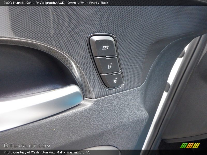Serenity White Pearl / Black 2023 Hyundai Santa Fe Calligraphy AWD