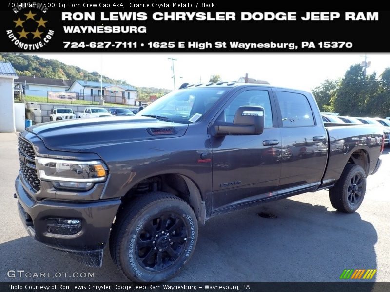 Granite Crystal Metallic / Black 2024 Ram 2500 Big Horn Crew Cab 4x4