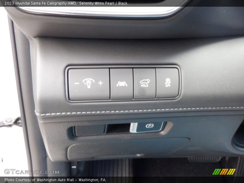 Serenity White Pearl / Black 2023 Hyundai Santa Fe Calligraphy AWD