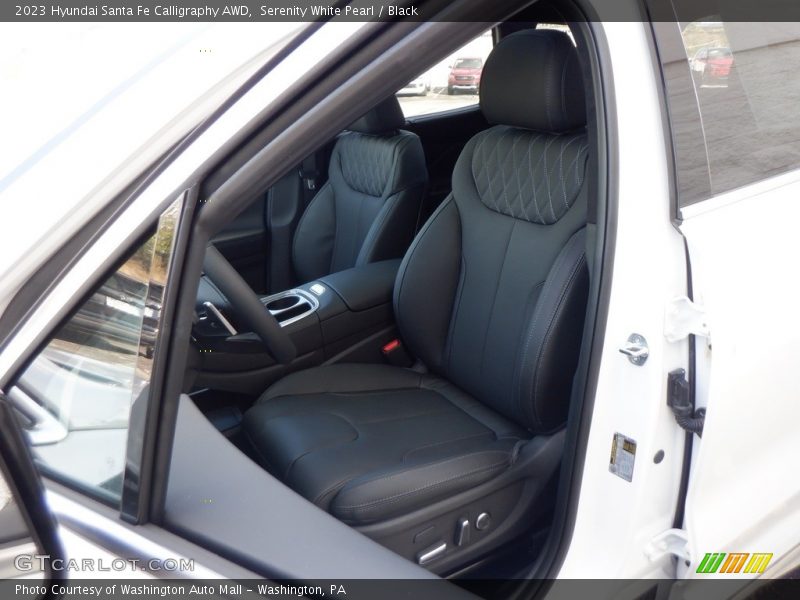 Serenity White Pearl / Black 2023 Hyundai Santa Fe Calligraphy AWD
