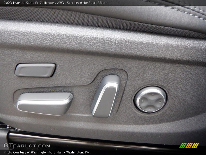 Serenity White Pearl / Black 2023 Hyundai Santa Fe Calligraphy AWD