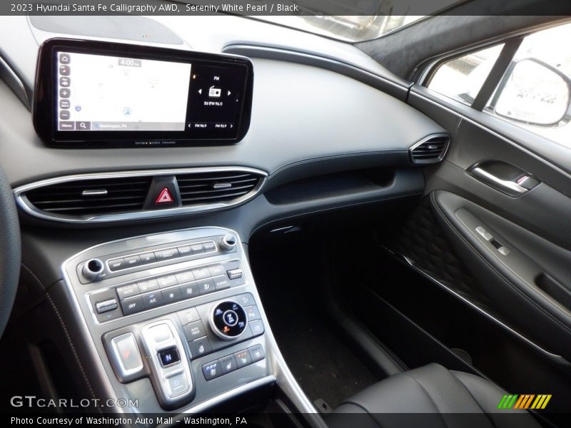Serenity White Pearl / Black 2023 Hyundai Santa Fe Calligraphy AWD