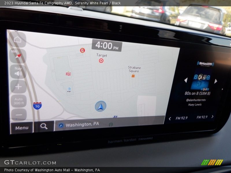 Serenity White Pearl / Black 2023 Hyundai Santa Fe Calligraphy AWD