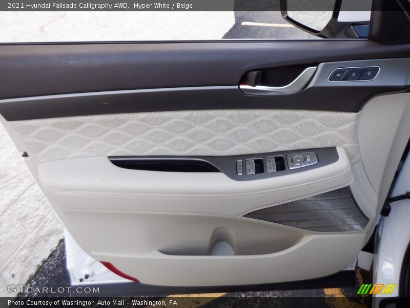 Hyper White / Beige 2021 Hyundai Palisade Calligraphy AWD
