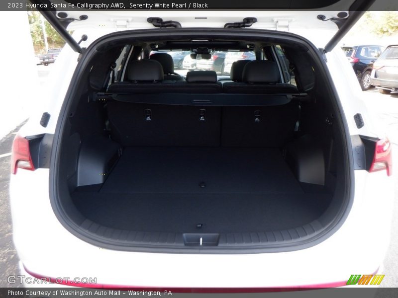 Serenity White Pearl / Black 2023 Hyundai Santa Fe Calligraphy AWD