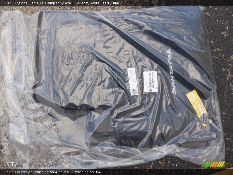 Serenity White Pearl / Black 2023 Hyundai Santa Fe Calligraphy AWD