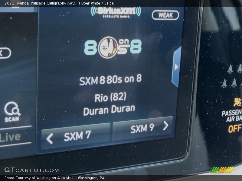 Hyper White / Beige 2021 Hyundai Palisade Calligraphy AWD