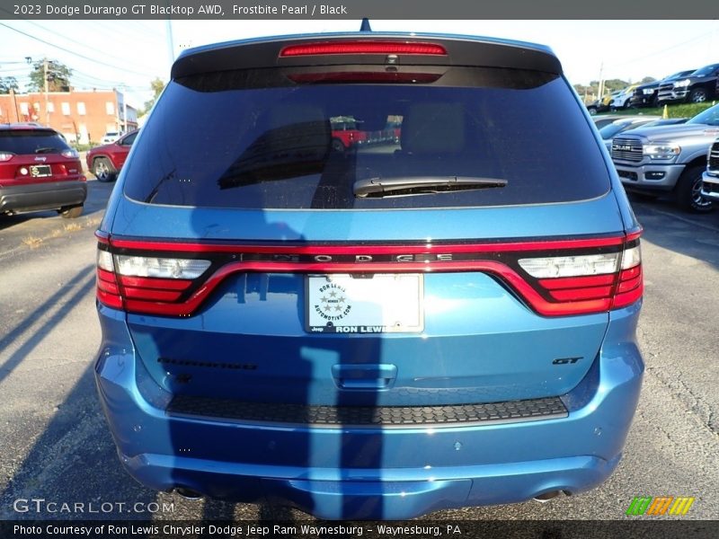 Frostbite Pearl / Black 2023 Dodge Durango GT Blacktop AWD