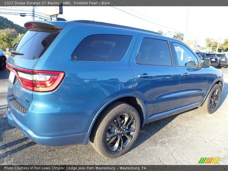 Frostbite Pearl / Black 2023 Dodge Durango GT Blacktop AWD