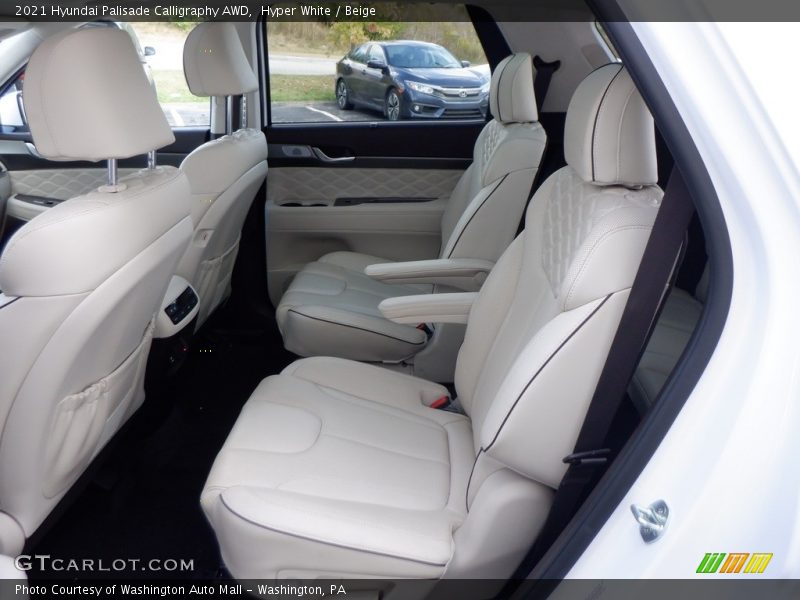 Hyper White / Beige 2021 Hyundai Palisade Calligraphy AWD