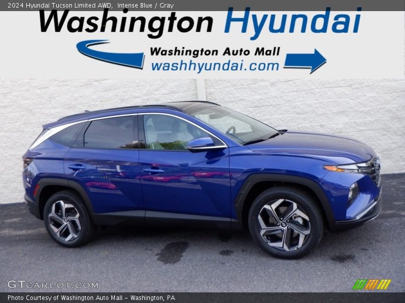 Intense Blue / Gray 2024 Hyundai Tucson Limited AWD