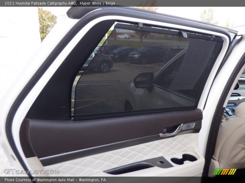 Hyper White / Beige 2021 Hyundai Palisade Calligraphy AWD