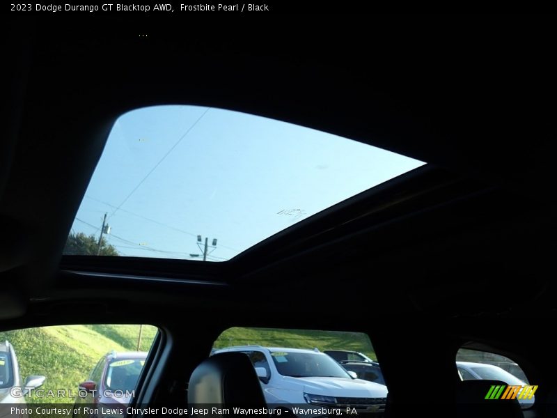 Frostbite Pearl / Black 2023 Dodge Durango GT Blacktop AWD